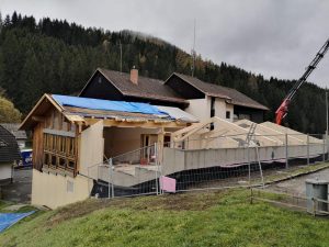 Umbau vom Probelokal in Metnitz
